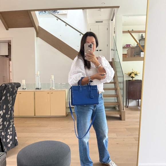 YSL Sac de Jour Nano in Royal Blue - Picture 11 of 16